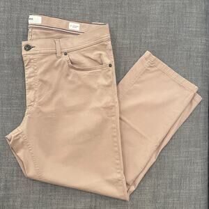 Brax Cooper Fancy Pant Feel Good Khaki 27X40 Hemmed